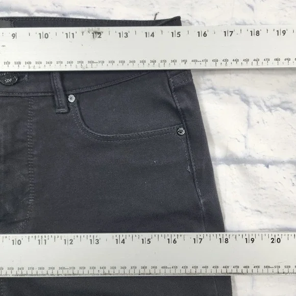 White House Black Market WOMENS SIZE 8 Black High Rise Skinny Ankle Sculpt Jeans - Picture 5 of 14